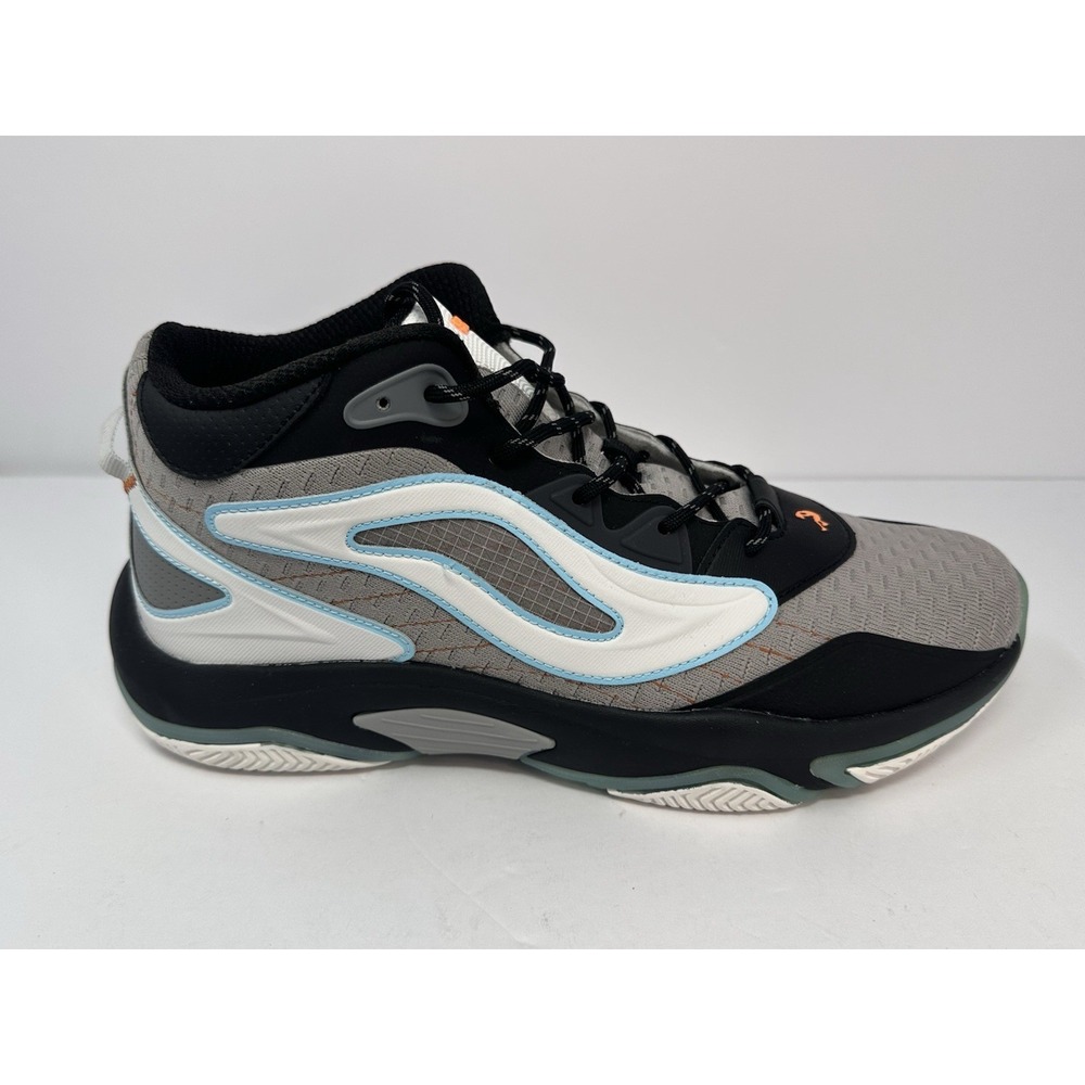 Shaq Speed Demon 2.0 Basketball Shoes Men Sz 12 Gray Black White AQ95056MBW NIB